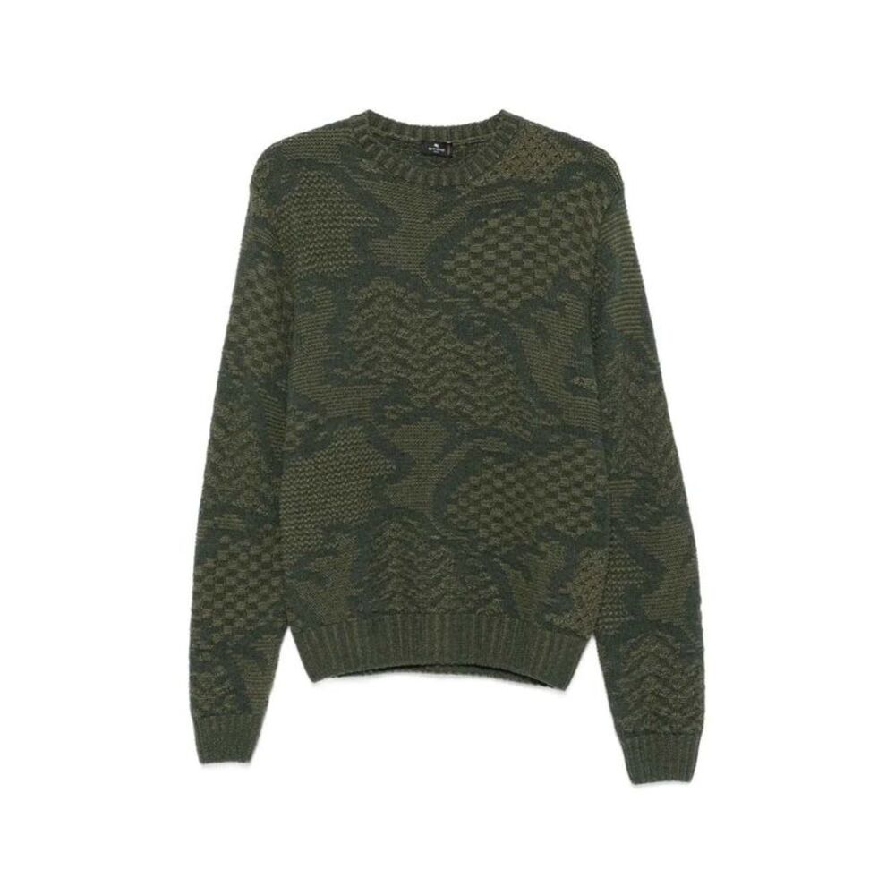 Etro Men Intarsia-Knit Crew-Neck Sweater